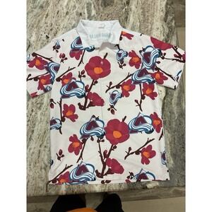Colorado Avalanche Hawaiian Summer Shirt Size Small